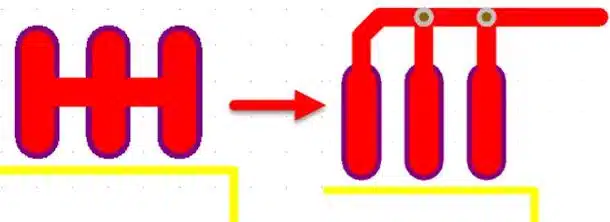 soldering pads connection